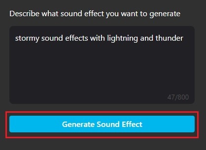 generate sound effects