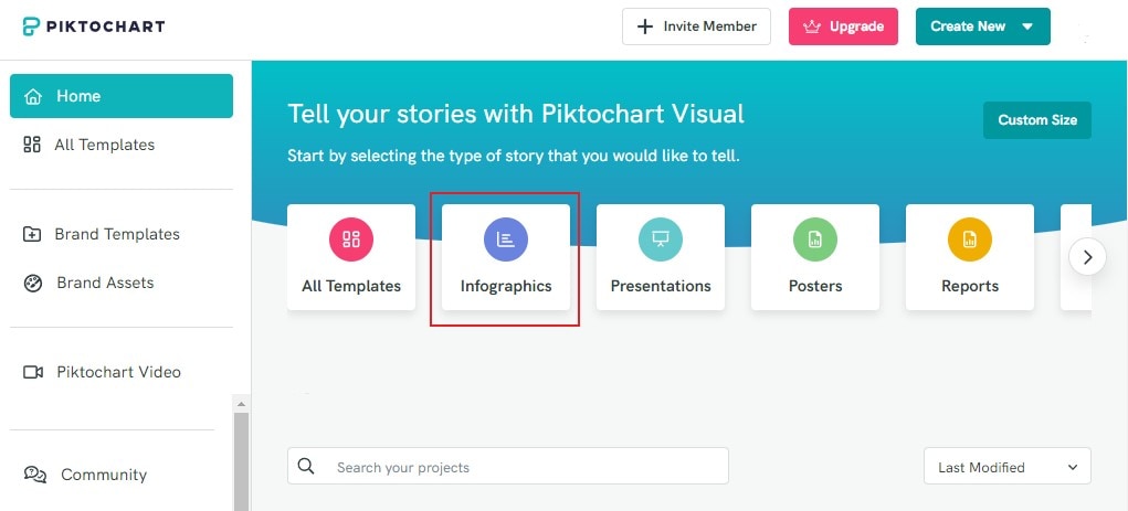 Generar infografías con Piktochart