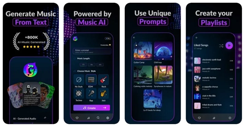 MusicAI aplicación de música con IA