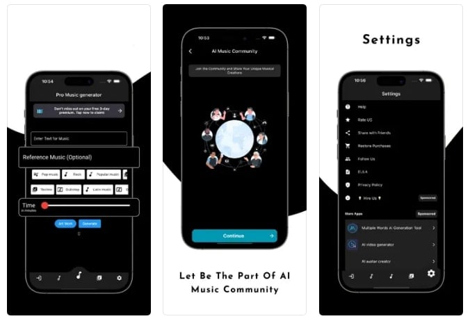 ai music melody generator music app