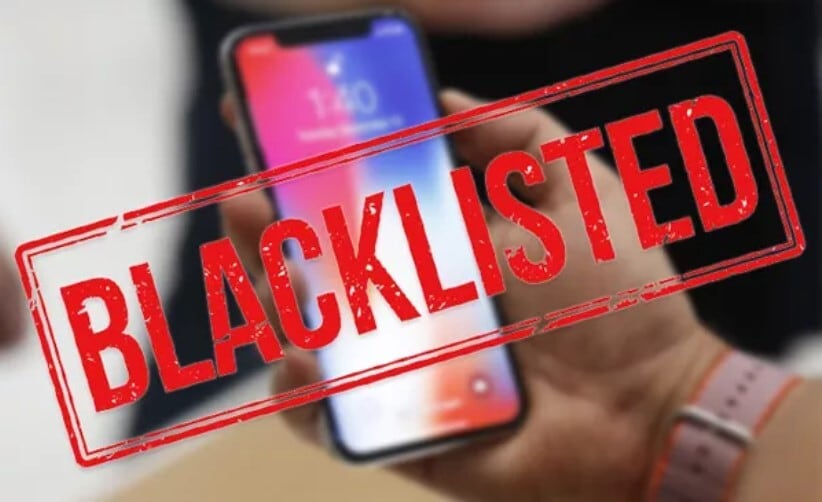 blacklisted iphone