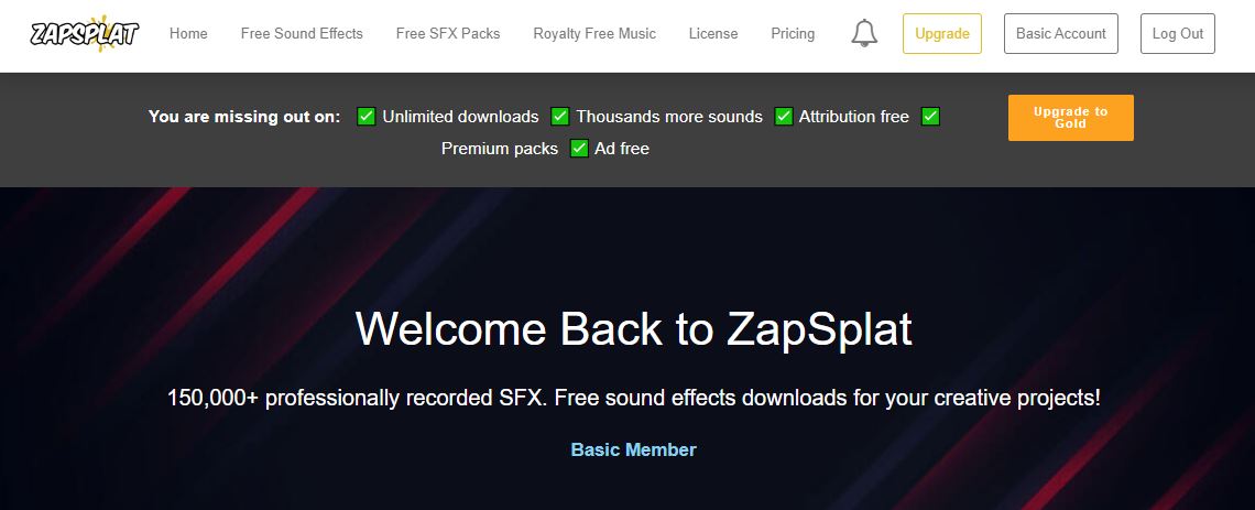 Efectos de sonido de ZapSlat