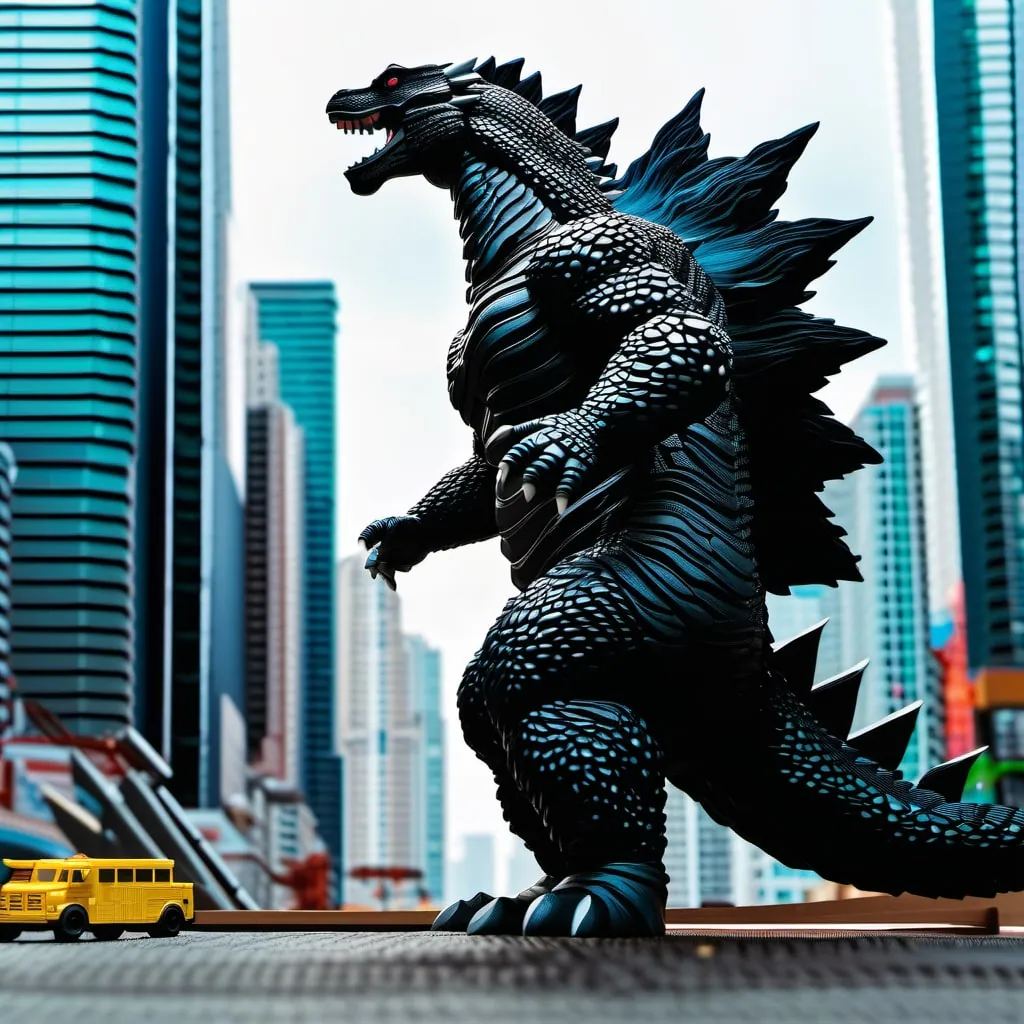 godzilla generado por ai