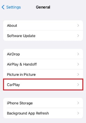 carplay on iphone