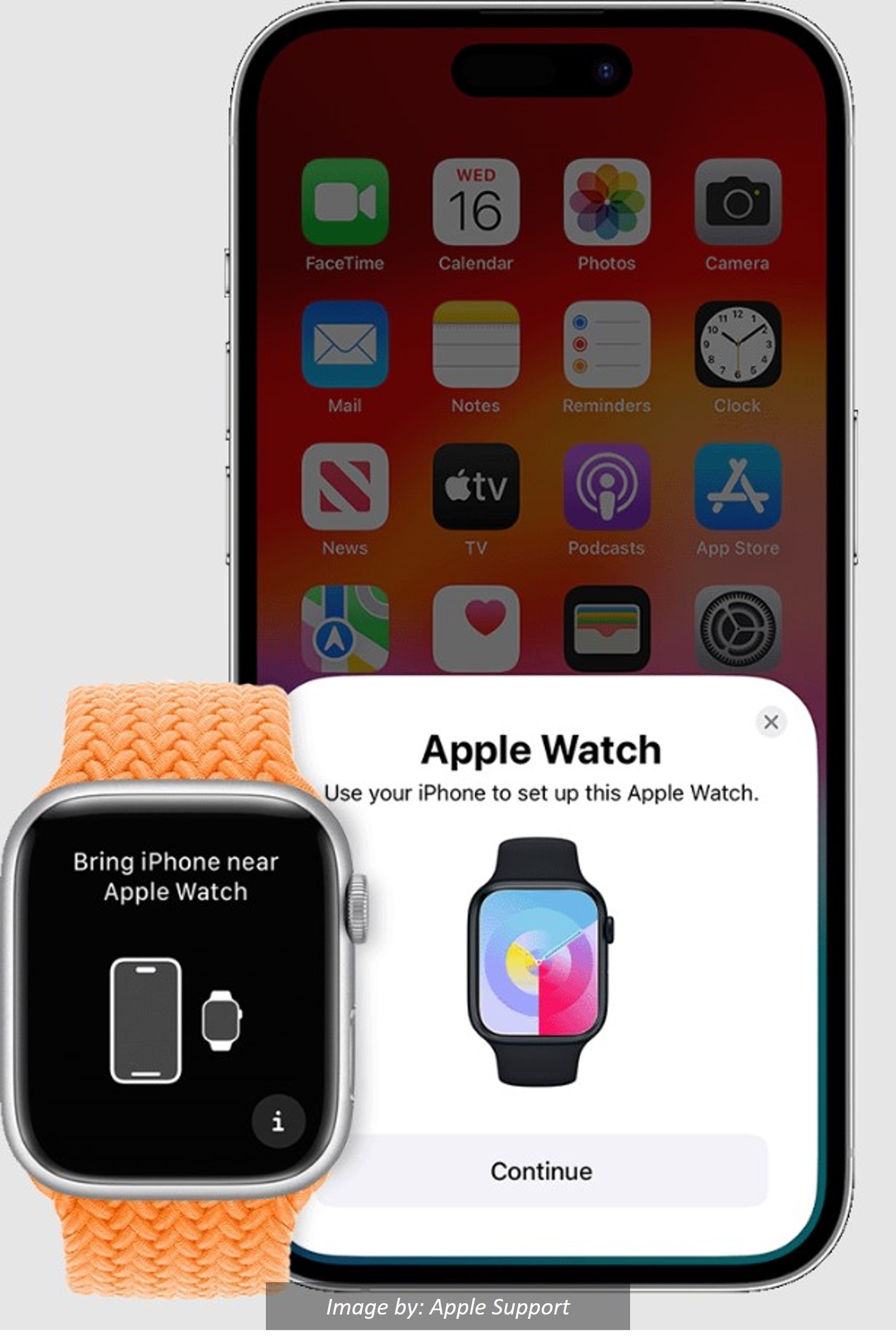 iphone and apple watch setup