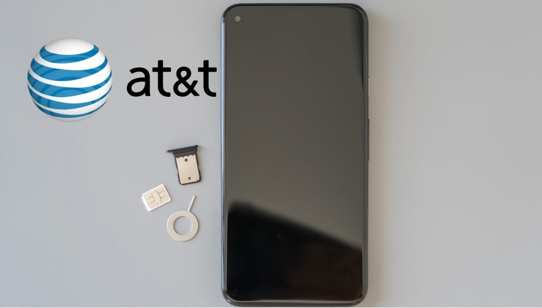 أدوات sim الهاتف شعار at&t