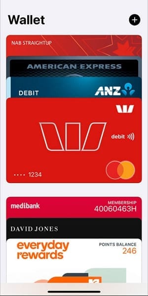 change apple pay default card iphone
