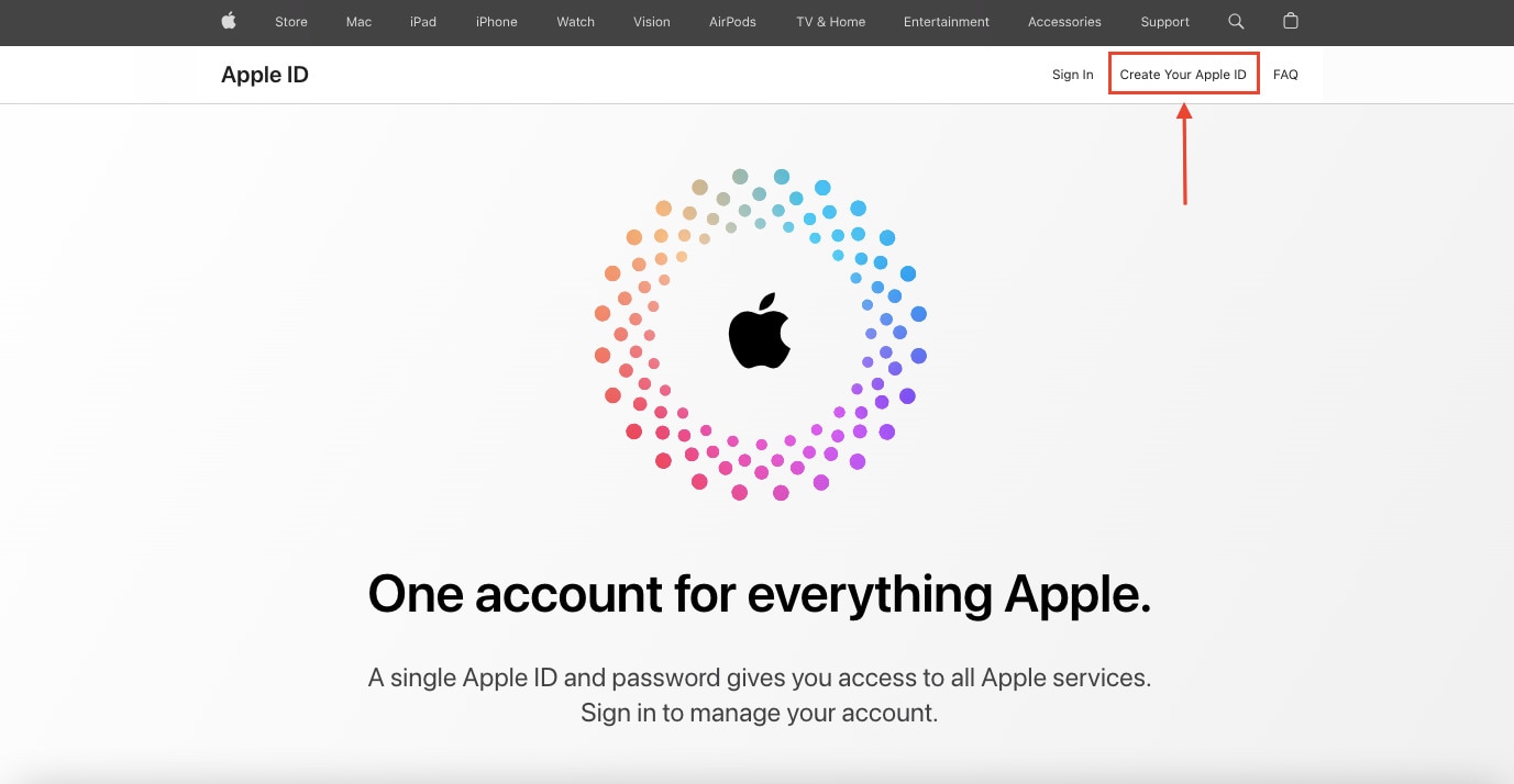 apple id account management page