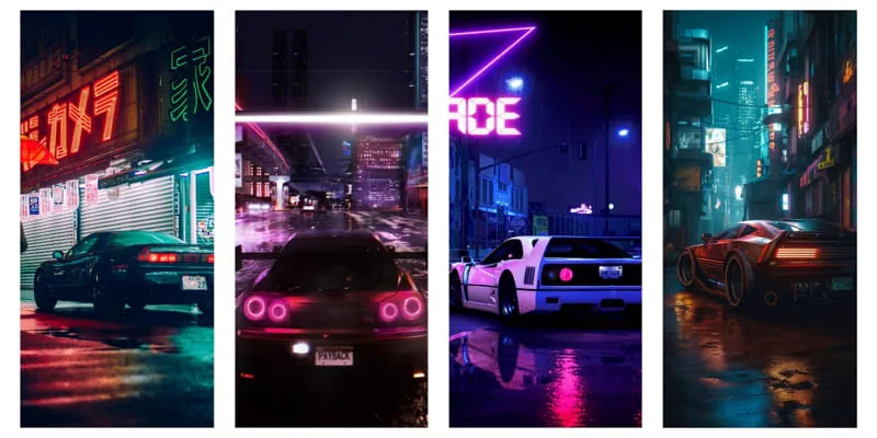 Cyberpunk Car Aesthetic Wallpapers - Best HD Game Wallpapers