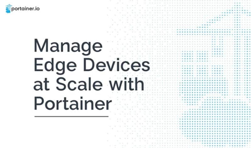 Portainer IoT device management tool