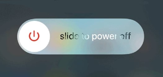 iphone power slider