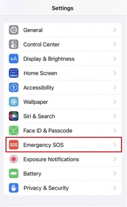 iphone emergency sos