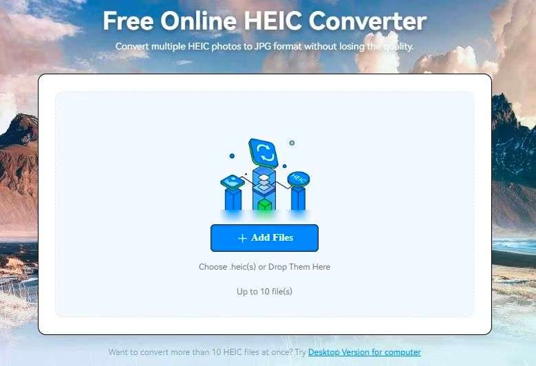 heic convertor online on dr.fone