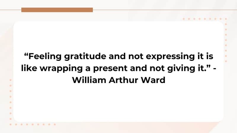 wrapping a present thanksgiving quote