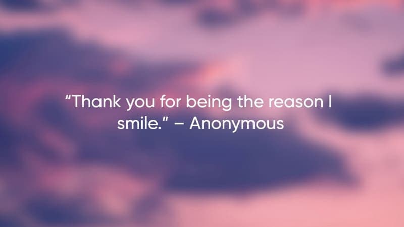 reason to smile thanksgiving quote