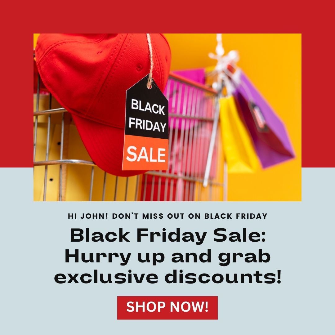 black friday email campaign