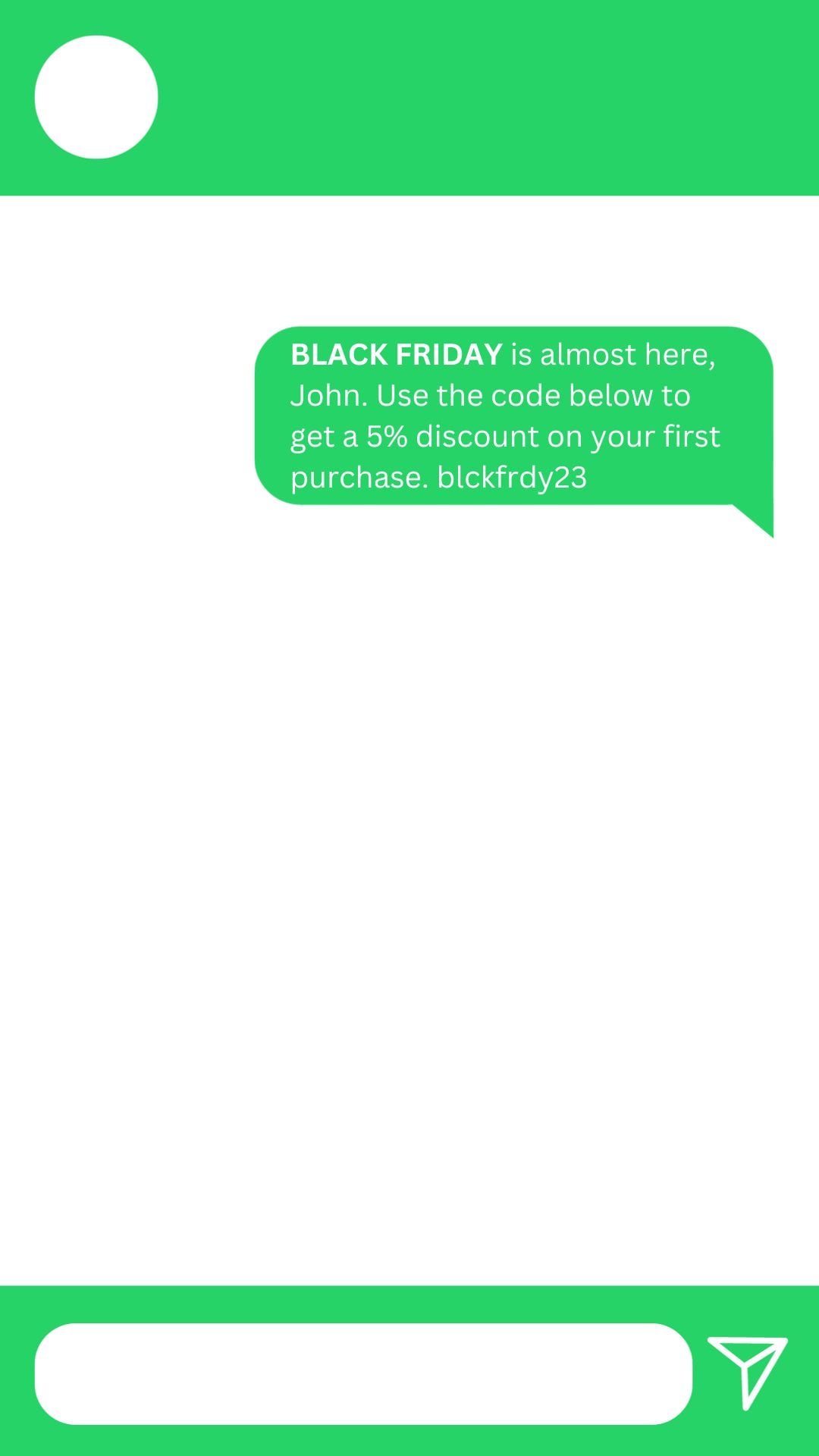 black friday whatsapp marketing campaign
