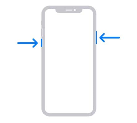 restart iphone device illustration