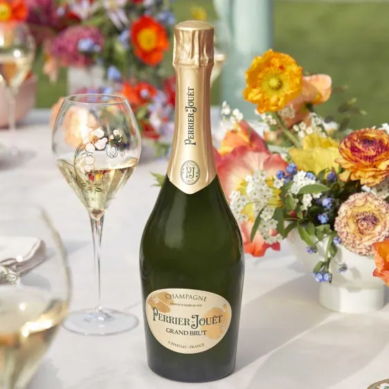 Champaña de Perrier Jouët - regalo para la Navidad