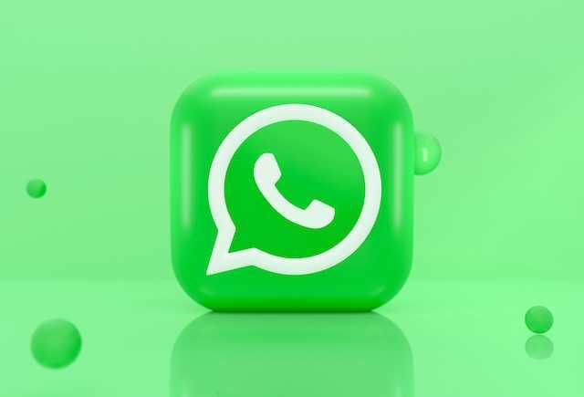 Logo de whatsapp en 3D