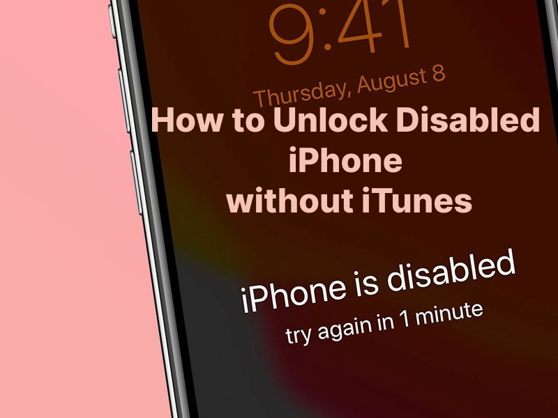 unlock disabled iphone without itunes