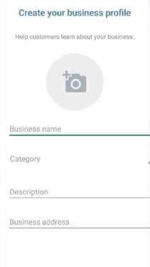 whatsapp business profile
