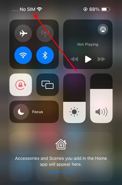 checking cellular connectivity in iphone