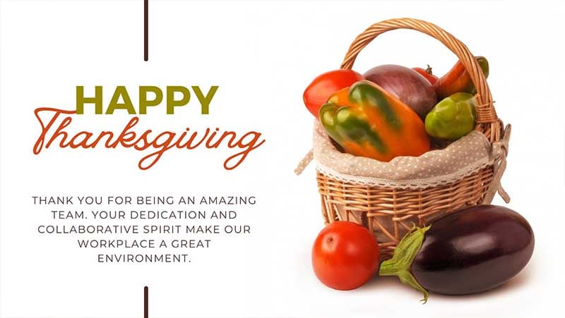 Mensajes Profesionales del Día de Acción de Gracias para Compañeros de Trabajo