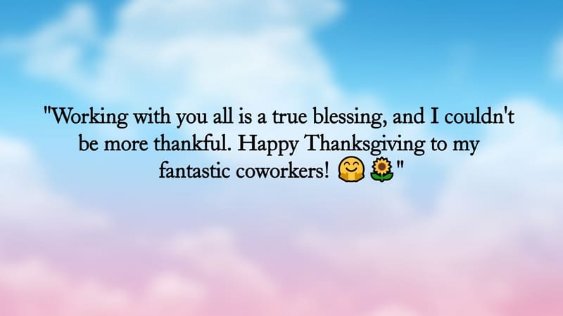 true blessing thanksgiving message
