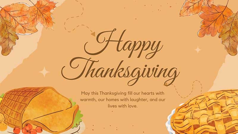 Thanksgiving wishes for the family