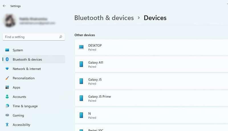 Pair the Bluetooth between both devices.
