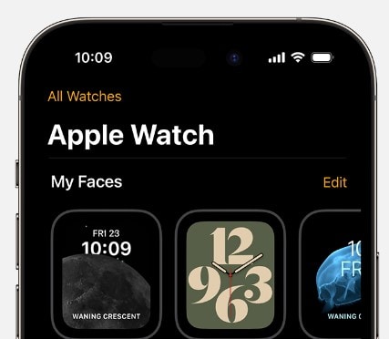 apple watch app interface