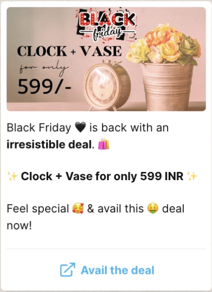 Black Friday Offers WhatsApp Template 