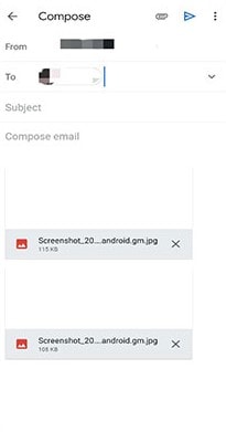 transfer data via email attachments