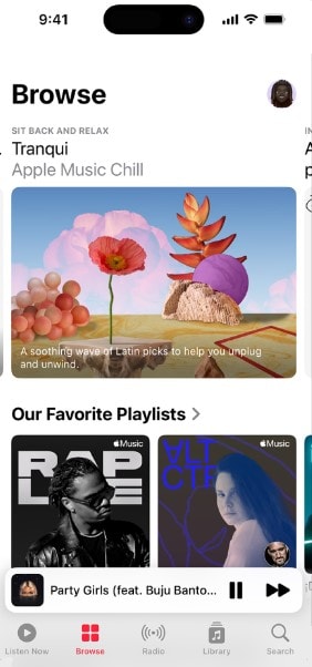 apple music browse