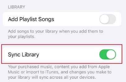 sync library