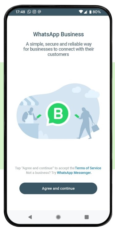 whatsapp business app terms of service