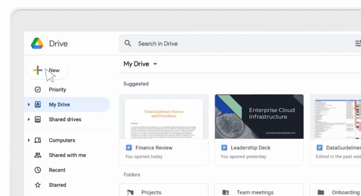 using google drive to transfer files