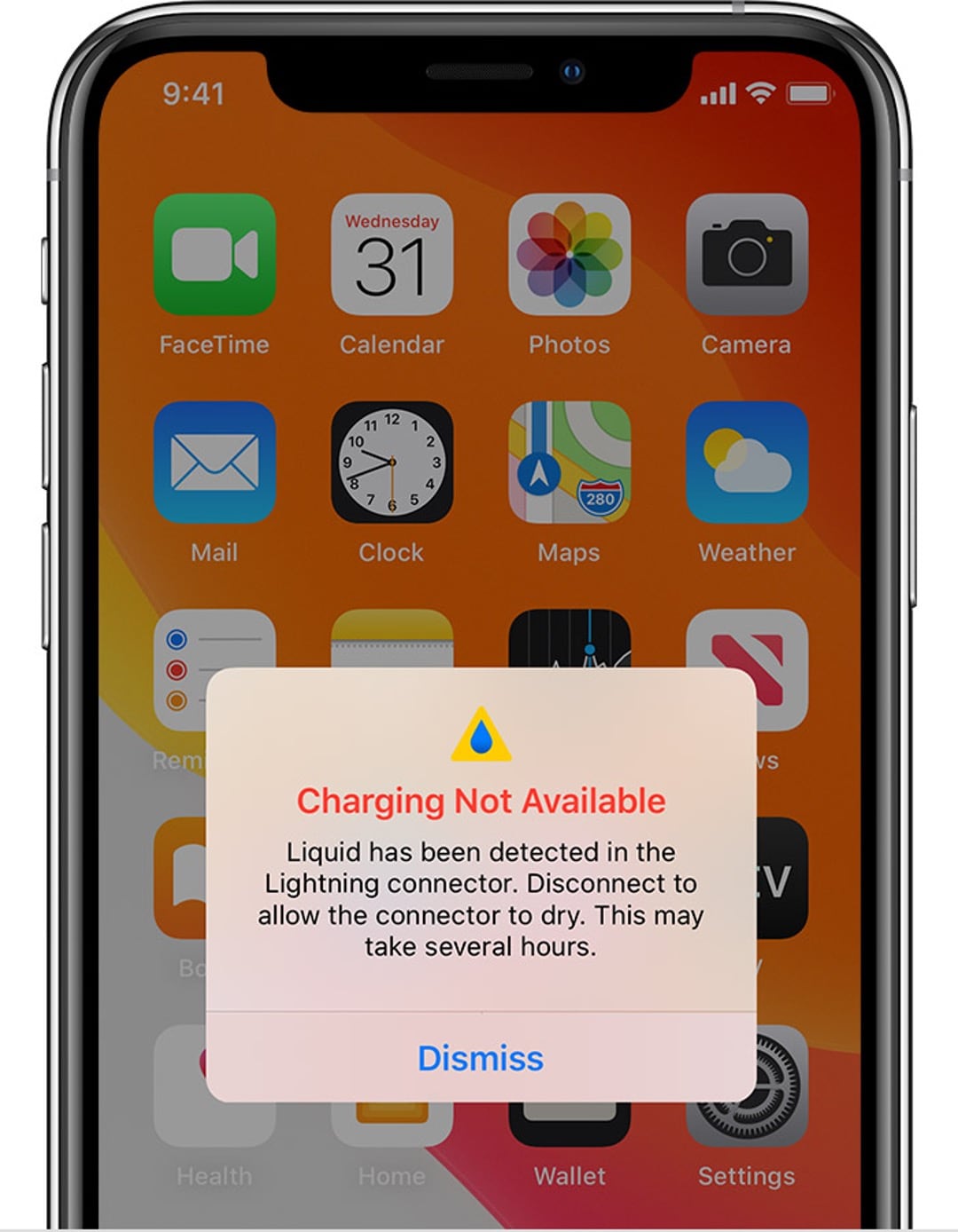charging not available prompt