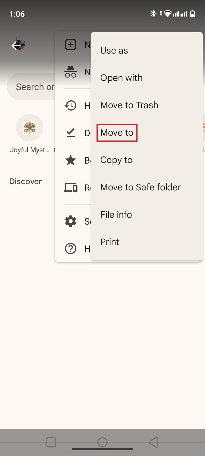 move images to folder