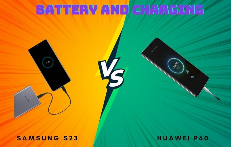 samsung s23 vs huawei p60 battery