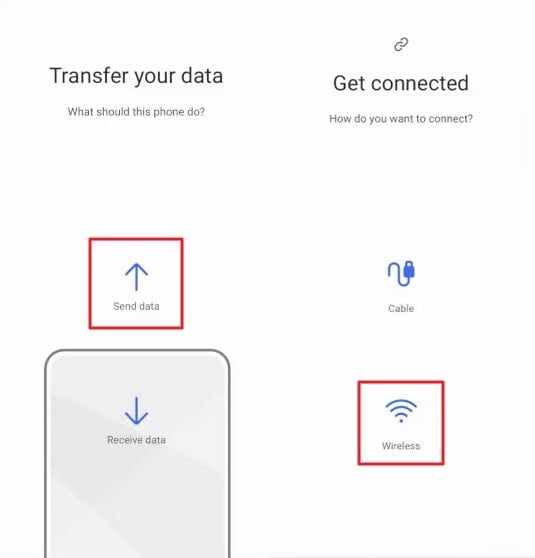 send data wirelessly