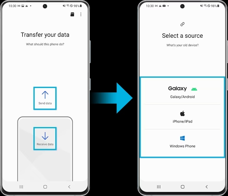 android to samsung data transfer