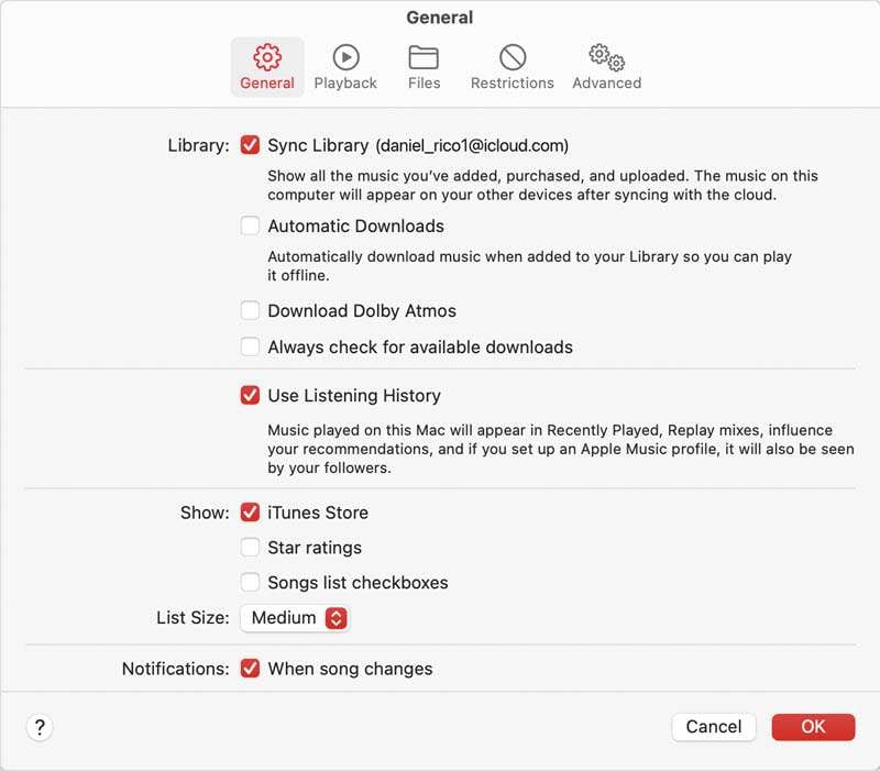 How to sync Apple Music to Mac.
