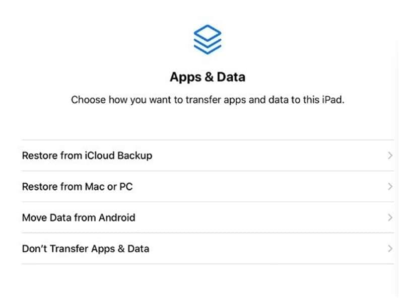 Transfer photos from Android to iPad.