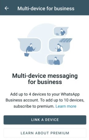 whatsapp multi-device messaging for business