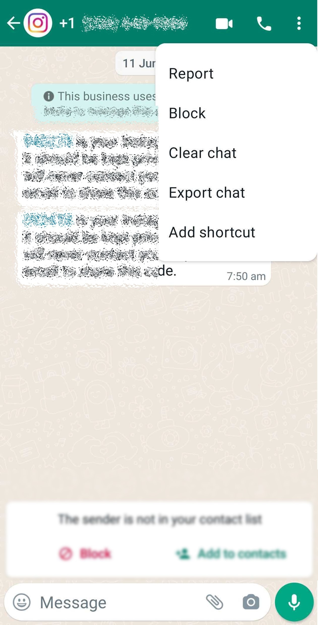 export entire whatsapp chat