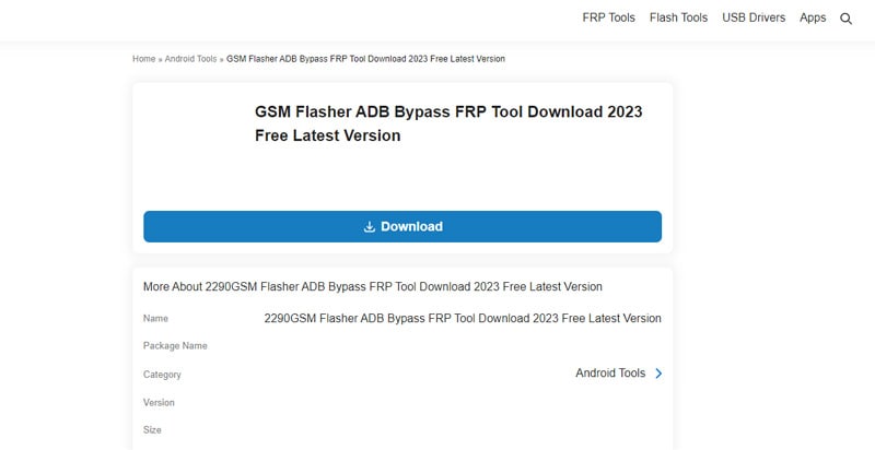 GSM Flasher ADB Bypasser FRP tool download