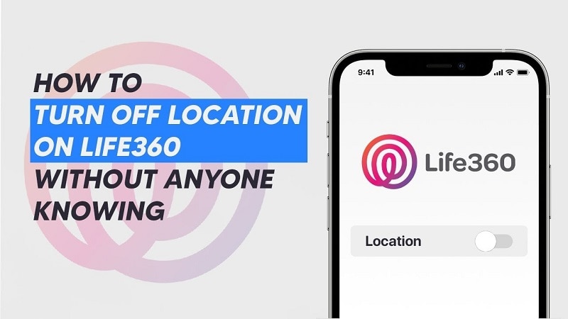 hiding your life360 location banner