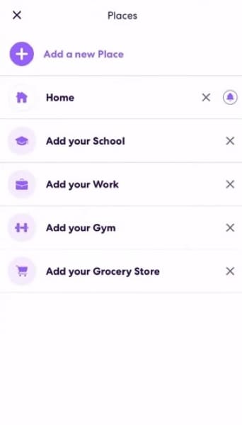 list of places on life360